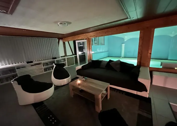 Traumscheune Mit Pool, Kamin Und Privatem