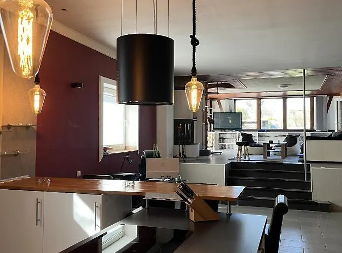 Traumscheune Mit Pool, Kamin Und Privatem 别墅