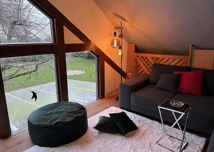 别墅 Traumscheune Mit Pool, Kamin Und Privatem 林尼希