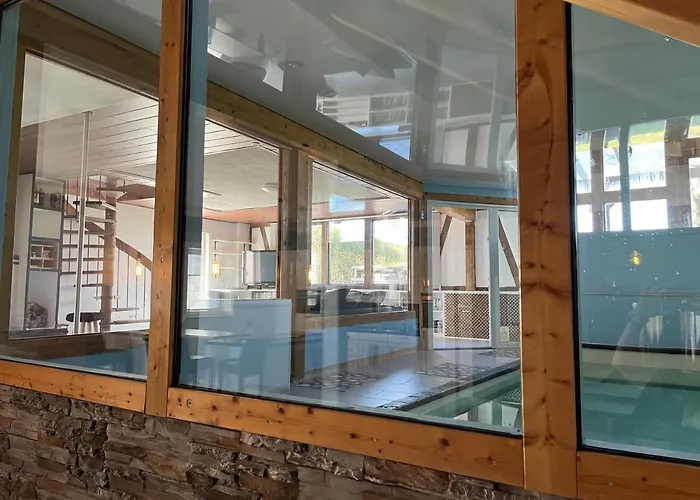 빌라 Traumscheune Mit Pool, Kamin Und Privatem *