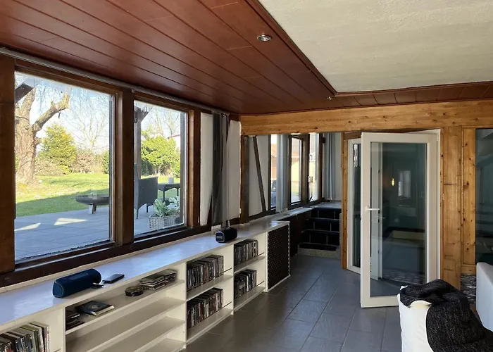 Traumscheune Mit Pool, Kamin Und Privatem * 리니치